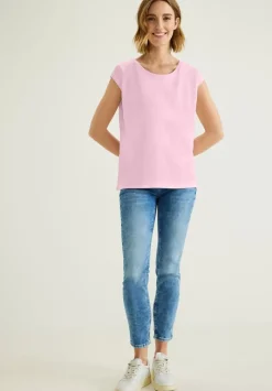 T-Shirt Mit Rippdetail