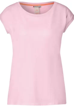T-Shirt Mit Rippdetail