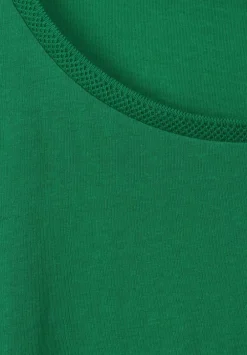 T-Shirt Mit Rippdetail