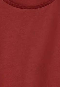 T-Shirt Mit Rippdetail