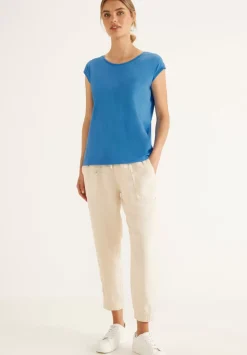 T-Shirt Mit Rippdetail
