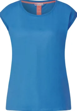 T-Shirt Mit Rippdetail