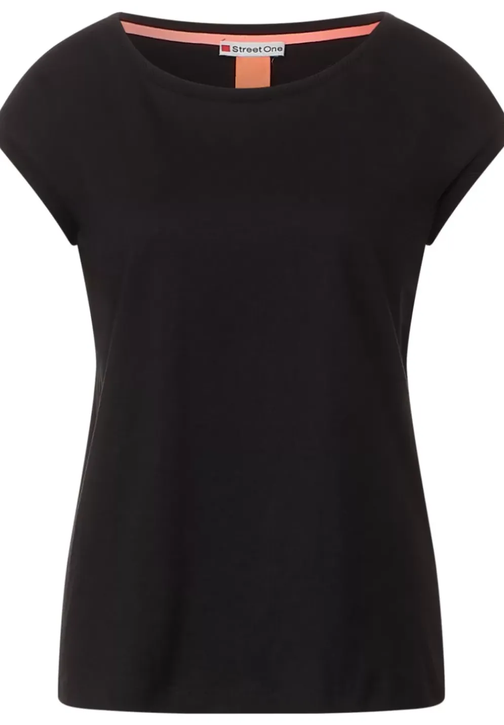 T-Shirt Mit Rippdetail