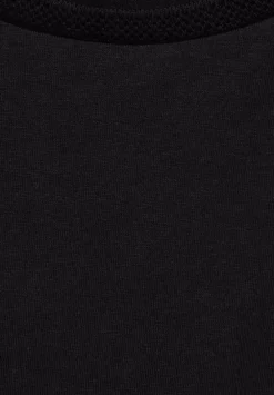 T-Shirt Mit Rippdetail