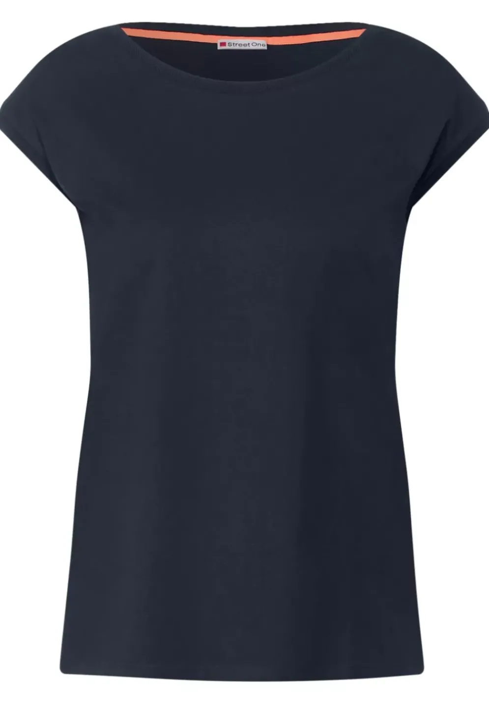 T-Shirt Mit Rippdetail