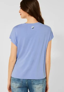 T-Shirt Mit Schimmerdetail