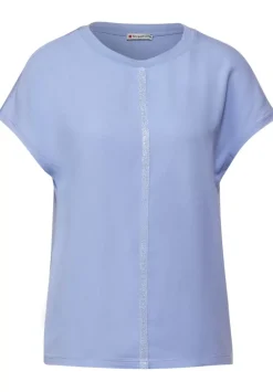 T-Shirt Mit Schimmerdetail