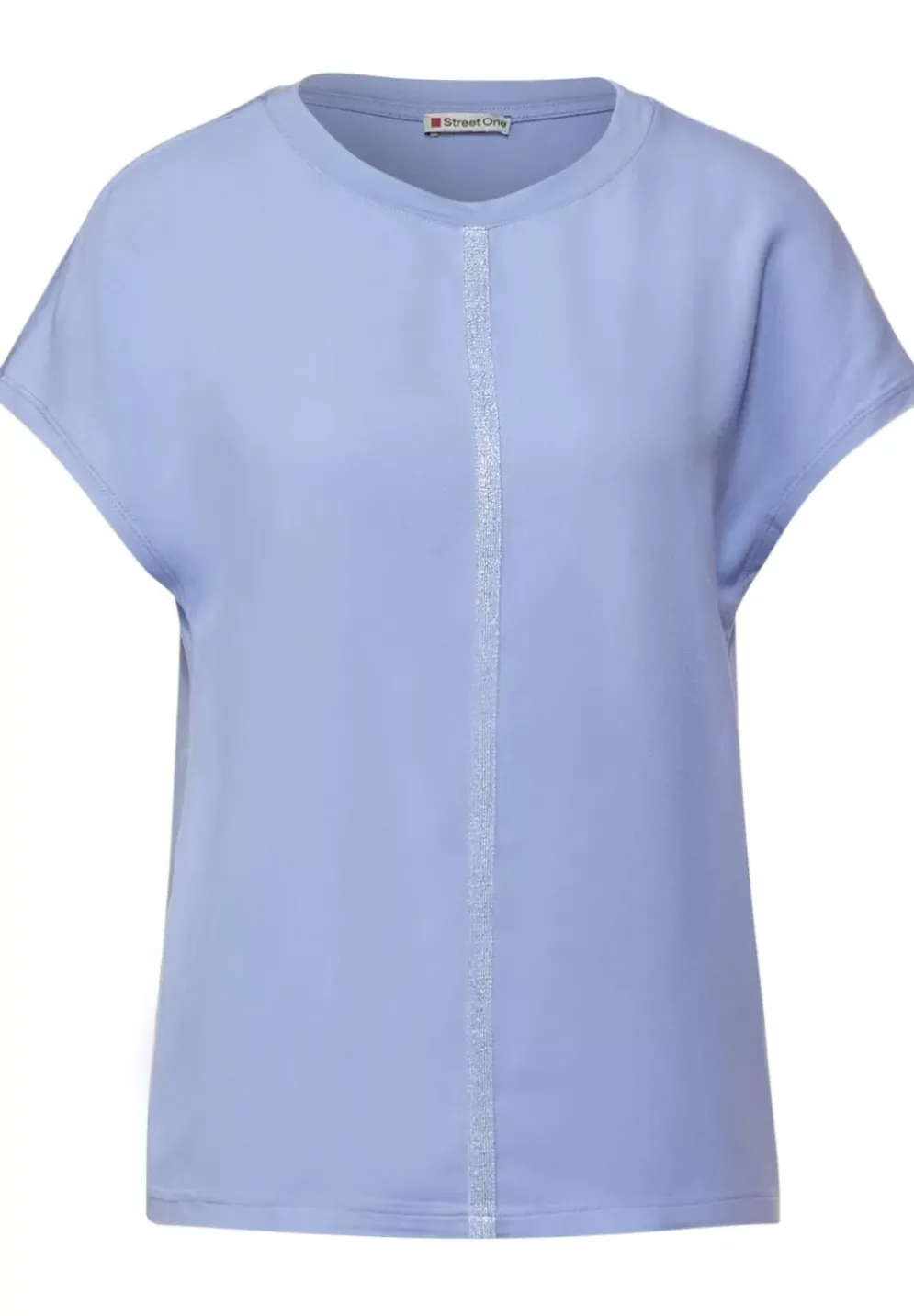 T-Shirt Mit Schimmerdetail