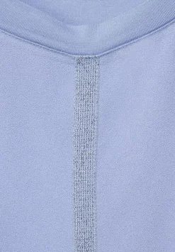 T-Shirt Mit Schimmerdetail