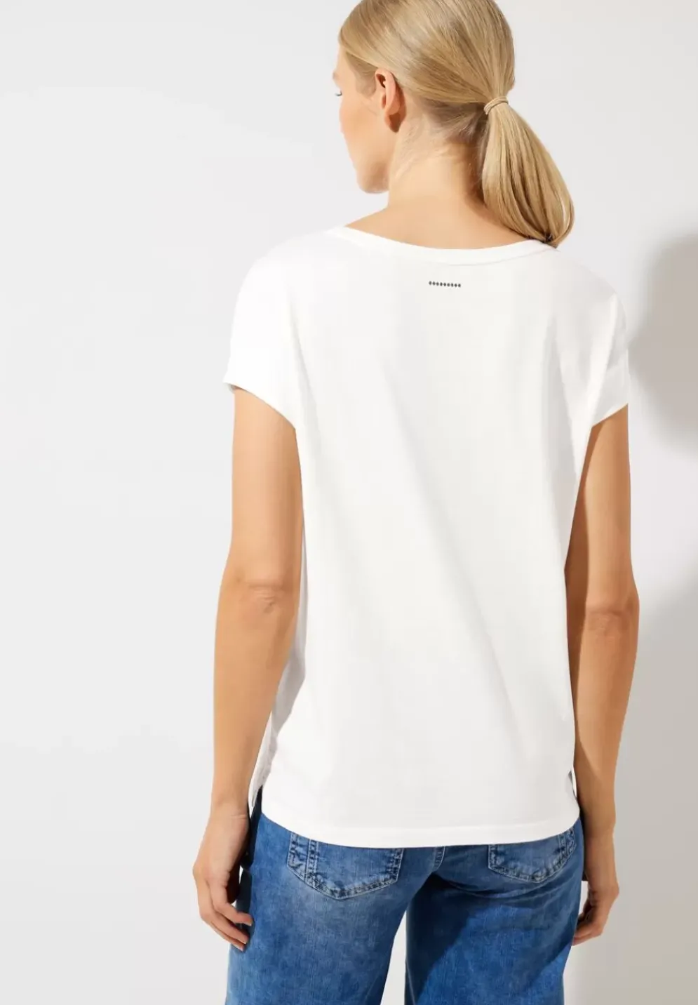 T-Shirt Mit Schimmerprint