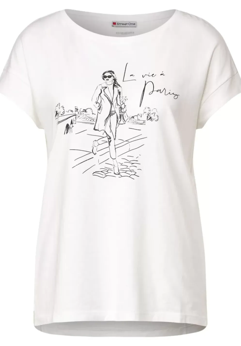 T-Shirt Mit Schimmerprint