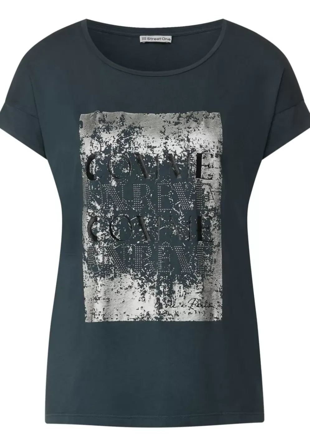 T-Shirt Mit Schimmerwording