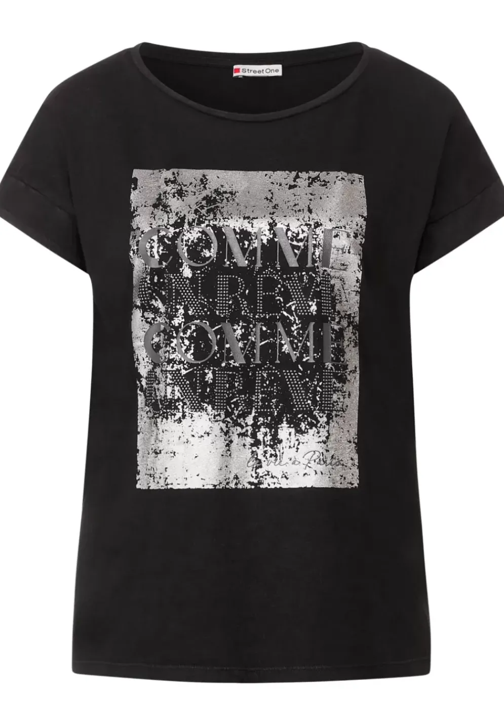 T-Shirt Mit Schimmerwording
