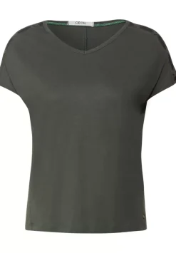 T-Shirt Mit Schulterdetail