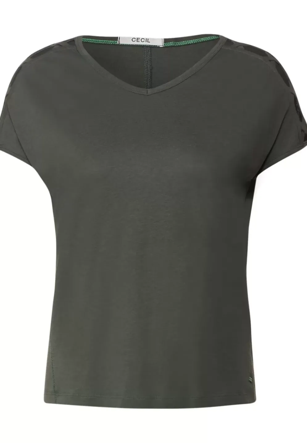 T-Shirt Mit Schulterdetail