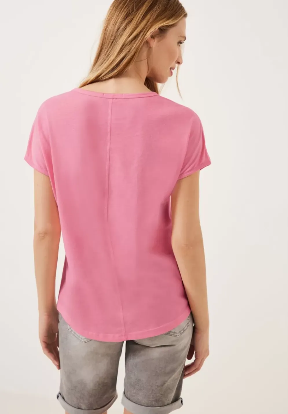 T-Shirt Mit Schulterdetail