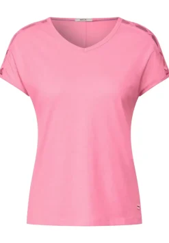 T-Shirt Mit Schulterdetail