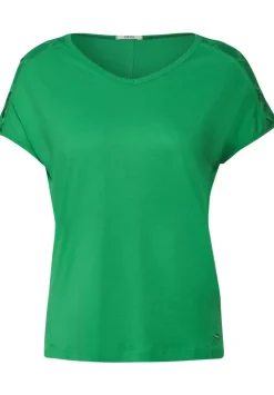 T-Shirt Mit Schulterdetail