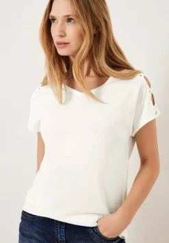 T-Shirt Mit Schulterdetail