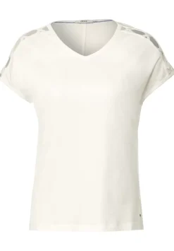 T-Shirt Mit Schulterdetail