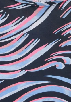 T-Shirt Mit Schulterraffung