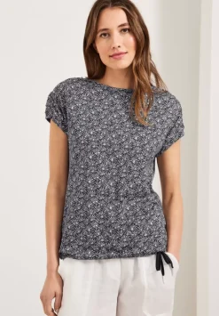 T-Shirt Mit Smock Schultern