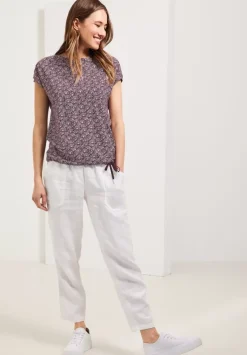 T-Shirt Mit Smock Schultern
