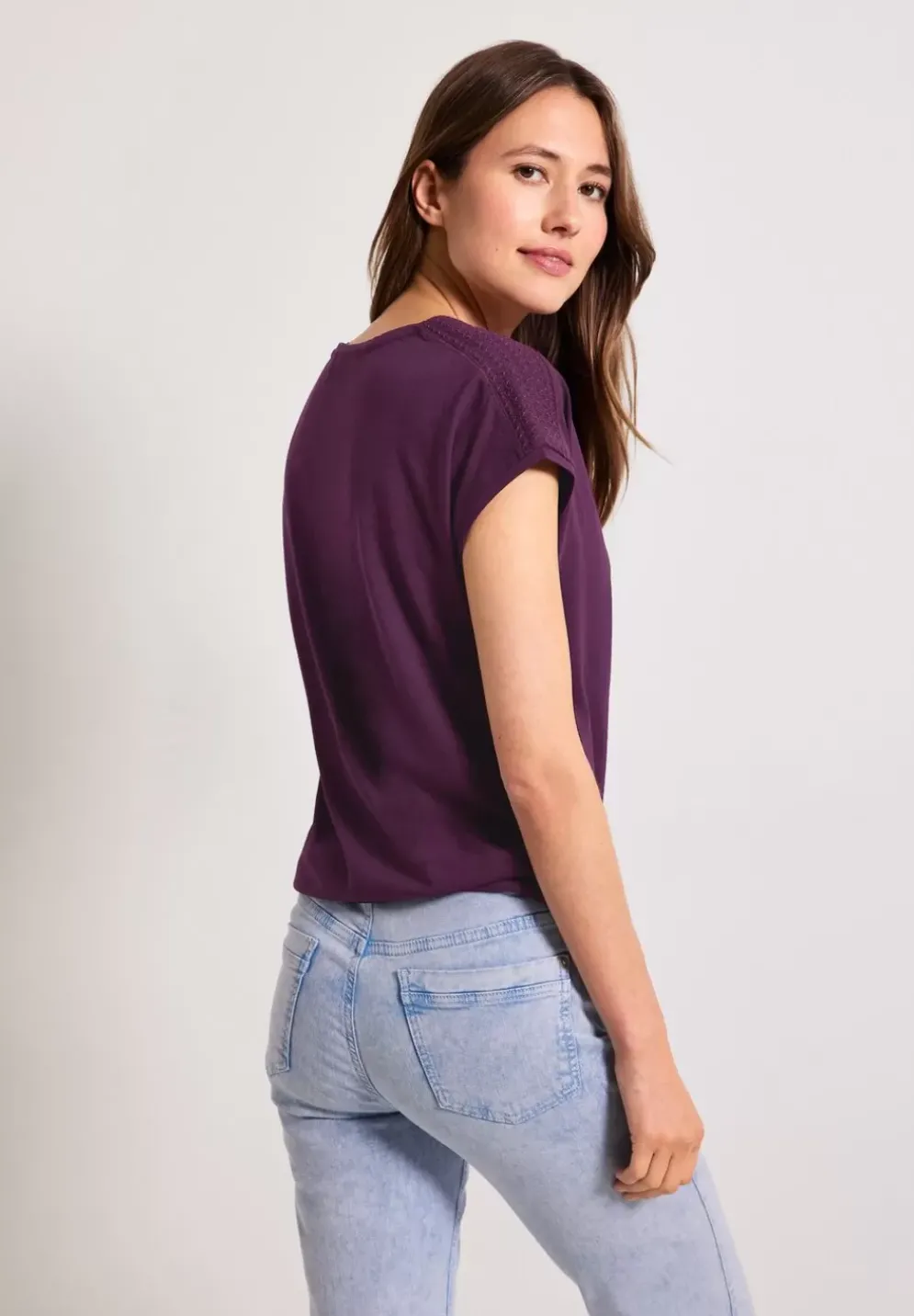 T-Shirt Mit Smockdetail