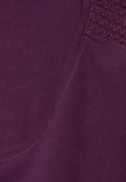 T-Shirt Mit Smockdetail