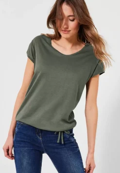 T-Shirt Mit Smockdetail