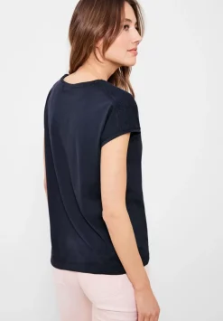 T-Shirt Mit Smockdetail