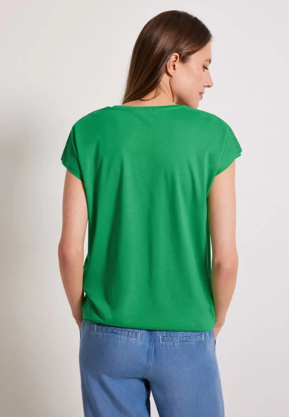 T-Shirt Mit Smockdetail