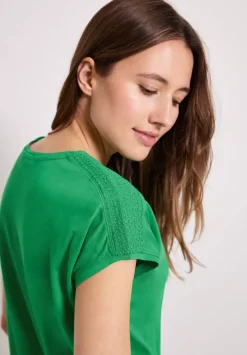 T-Shirt Mit Smockdetail