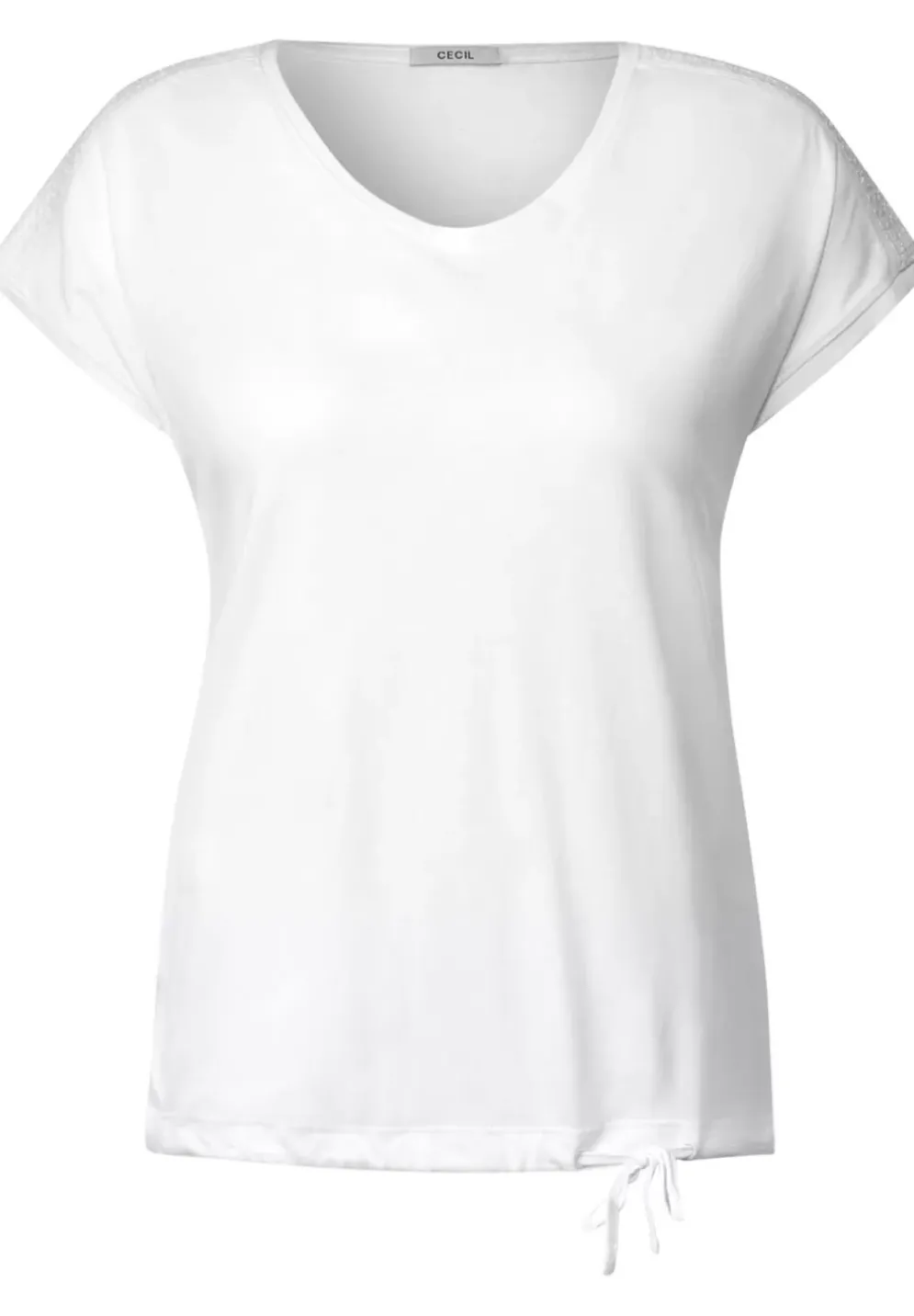 T-Shirt Mit Smockdetail