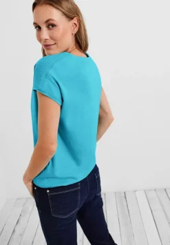 T-Shirt Mit Smockdetail
