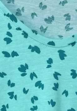 T-Shirt Mit Smokdetails