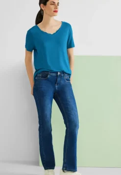 T-Shirt Mit Spitzendetail