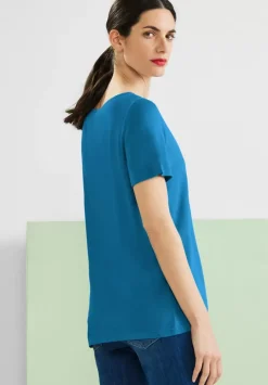 T-Shirt Mit Spitzendetail