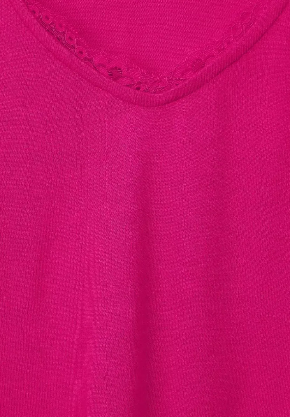 T-Shirt Mit Spitzendetail