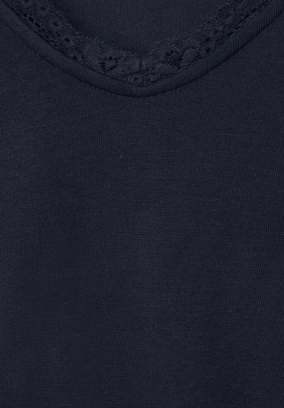 T-Shirt Mit Spitzendetail