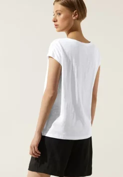 T-Shirt Mit Spitzendetail