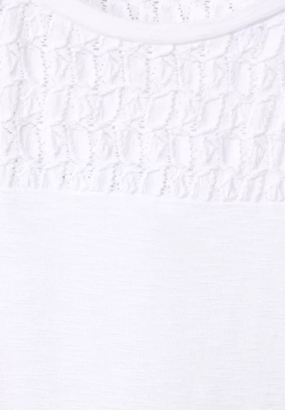 T-Shirt Mit Spitzendetails