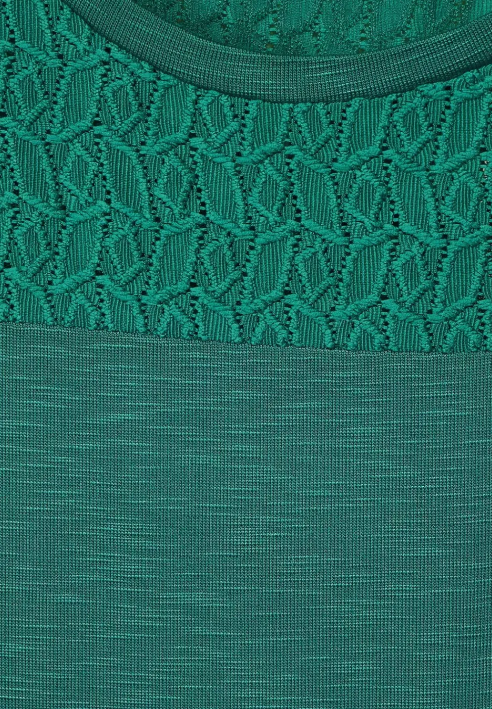 T-Shirt Mit Spitzendetails