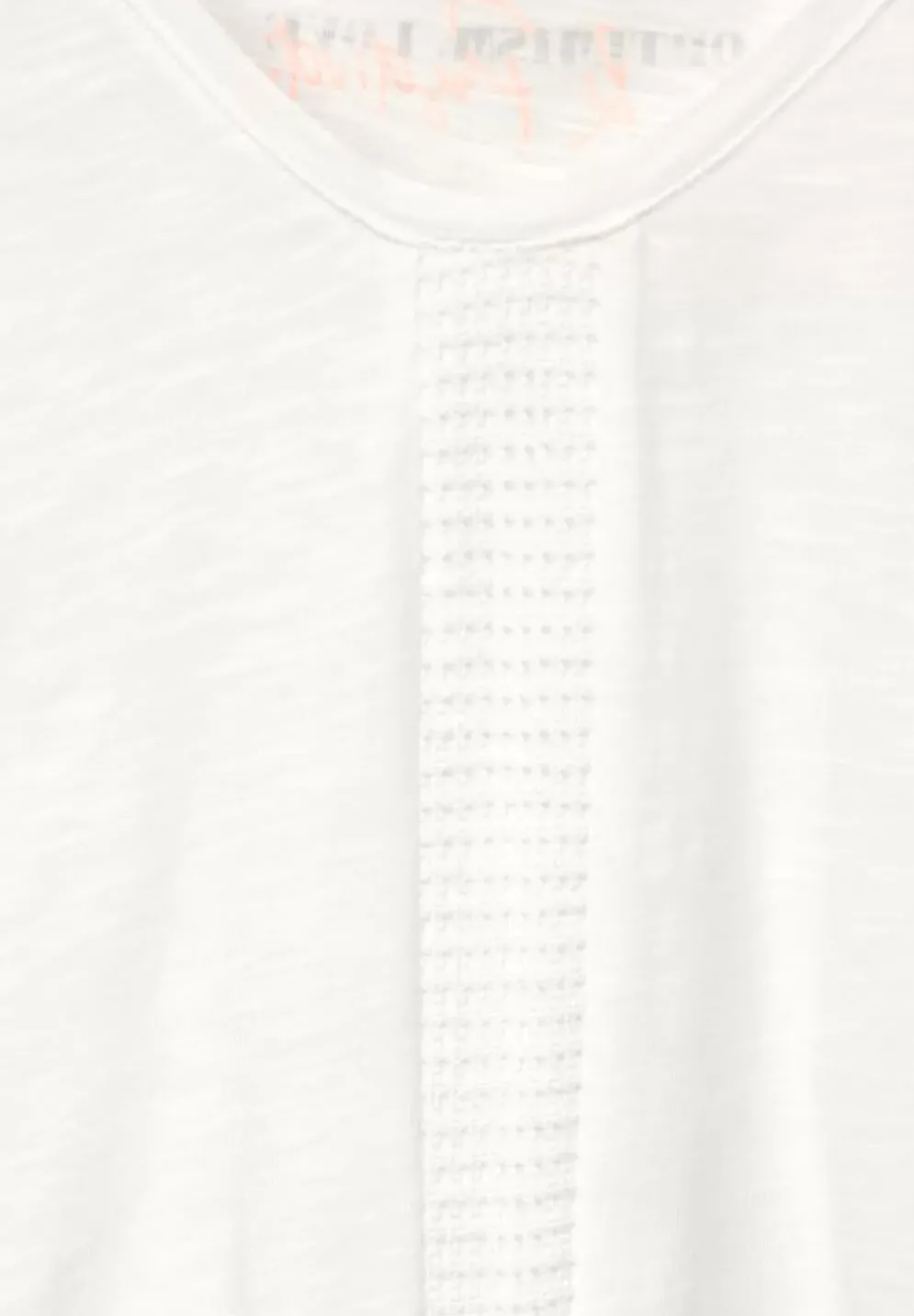 T-Shirt Mit Spitzeneinsatzen