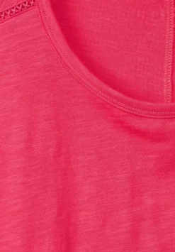 T-Shirt Mit Spitzentapes
