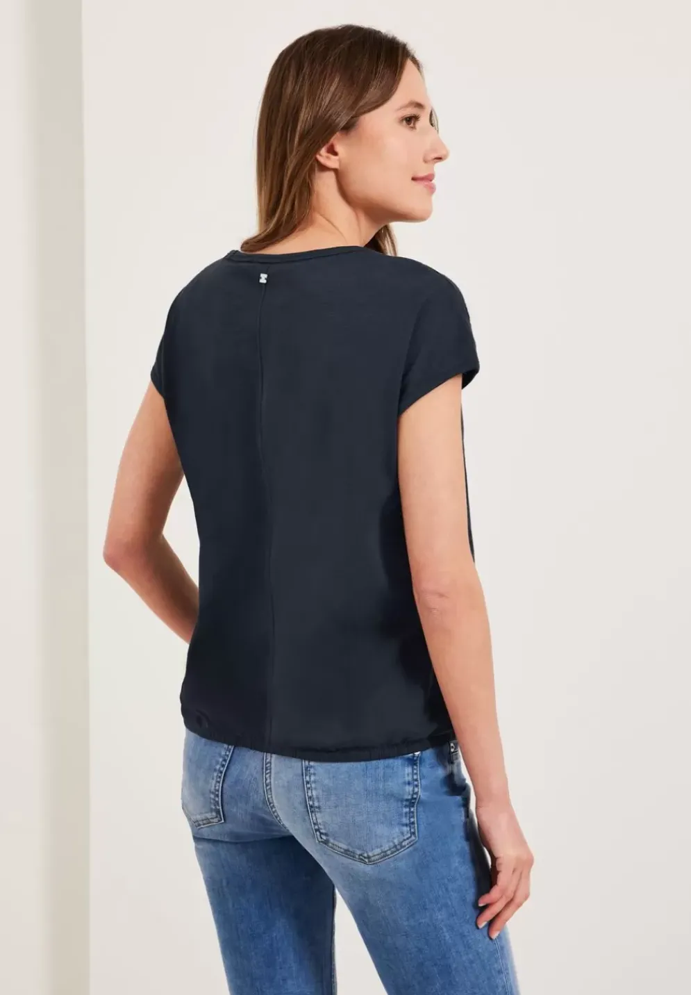 T-Shirt Mit Spitzentapes