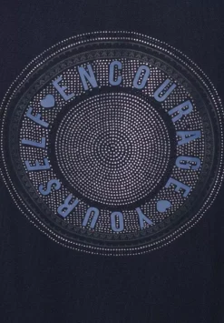 T-Shirt Mit Steinchen Print