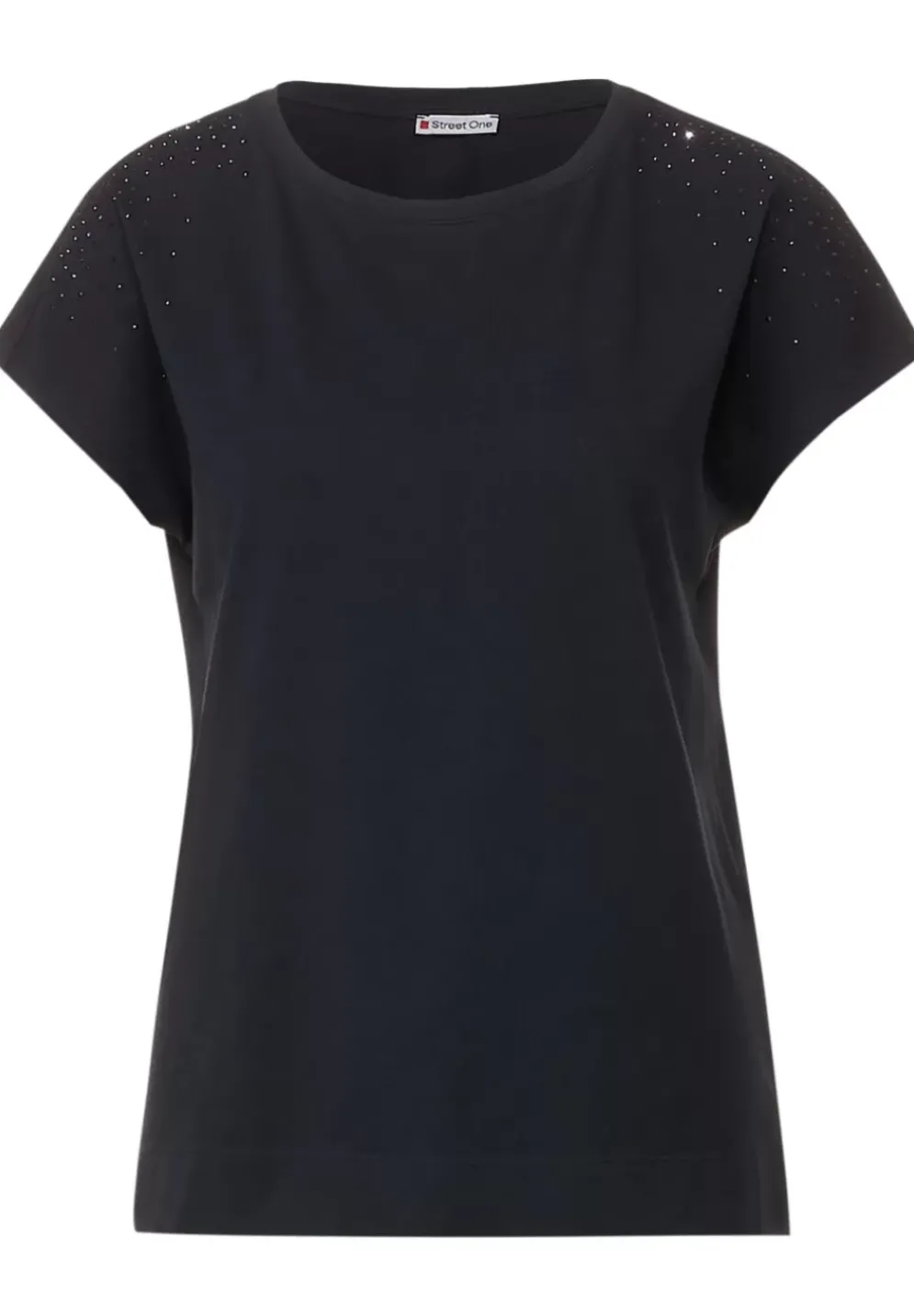 T-Shirt Mit Steinchendetails