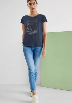 T-Shirt Mit Steinchendetails