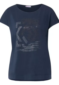 T-Shirt Mit Steinchendetails